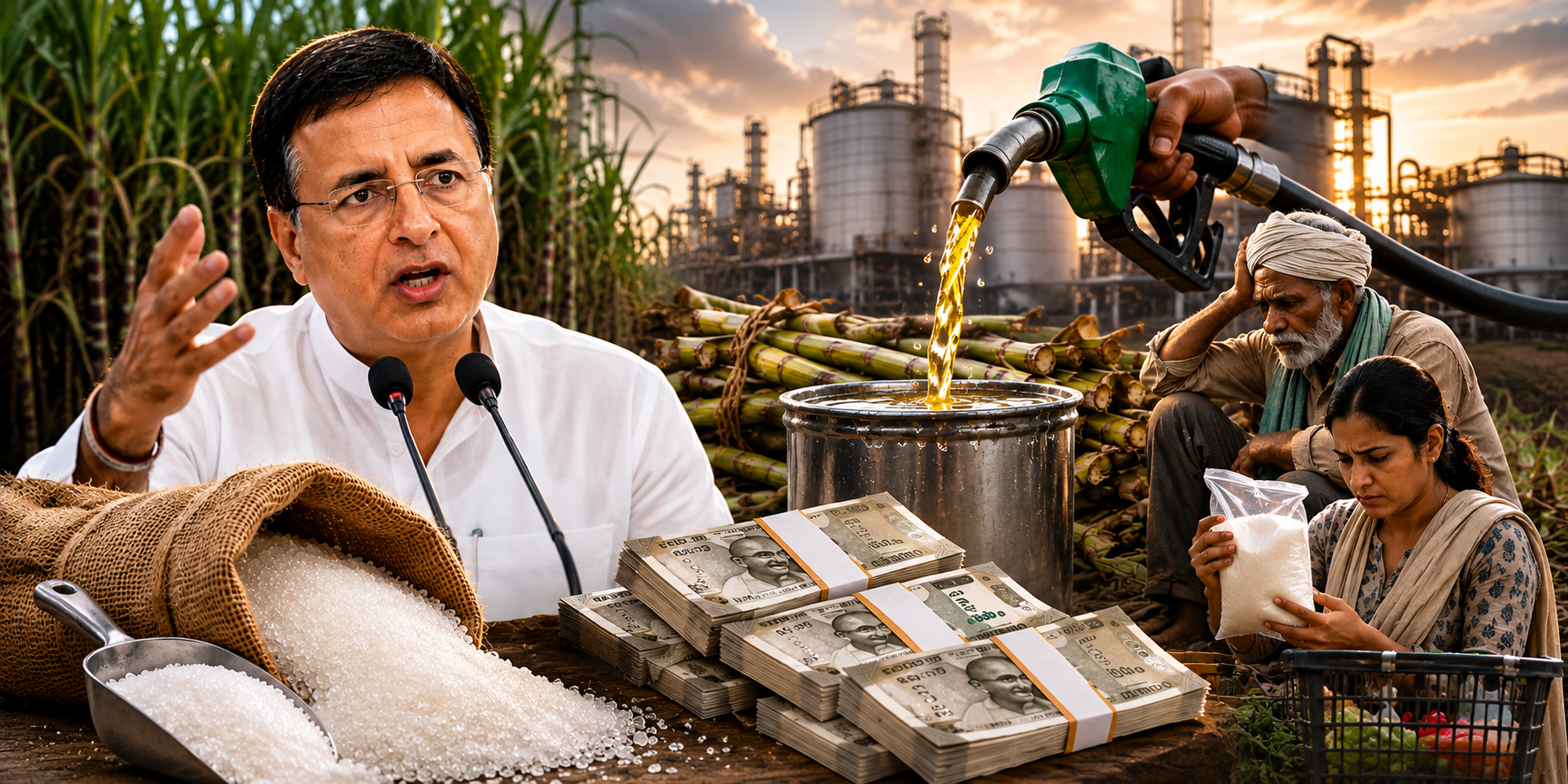 Congress alleges ₹36,000-crore sugar scam